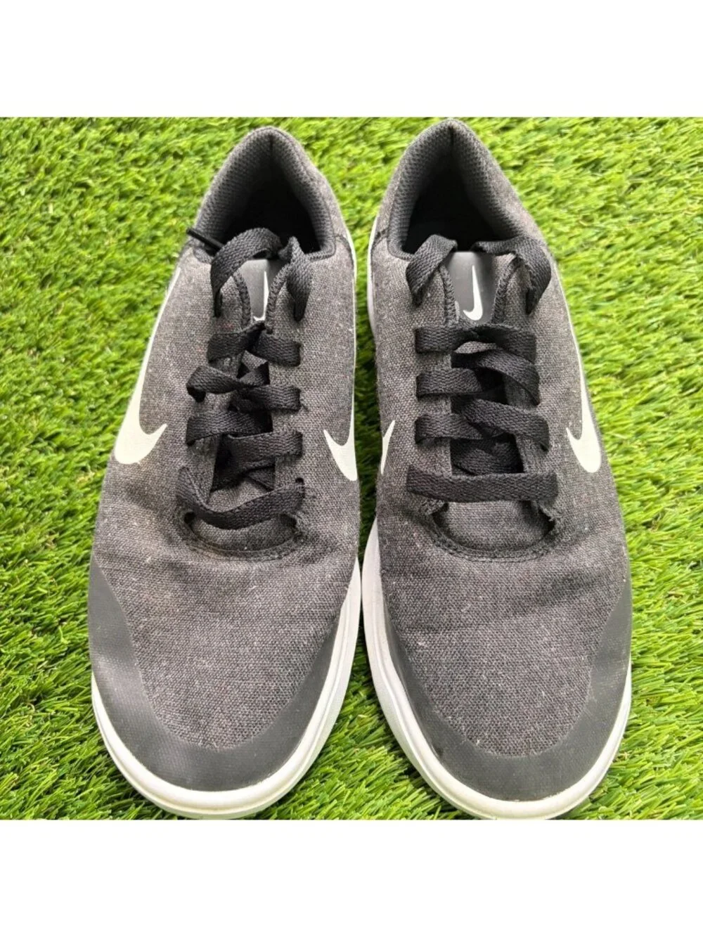 Nike Victory G Lite Mens Size 6.5 Black White Athletic Spikeless Golf Shoes